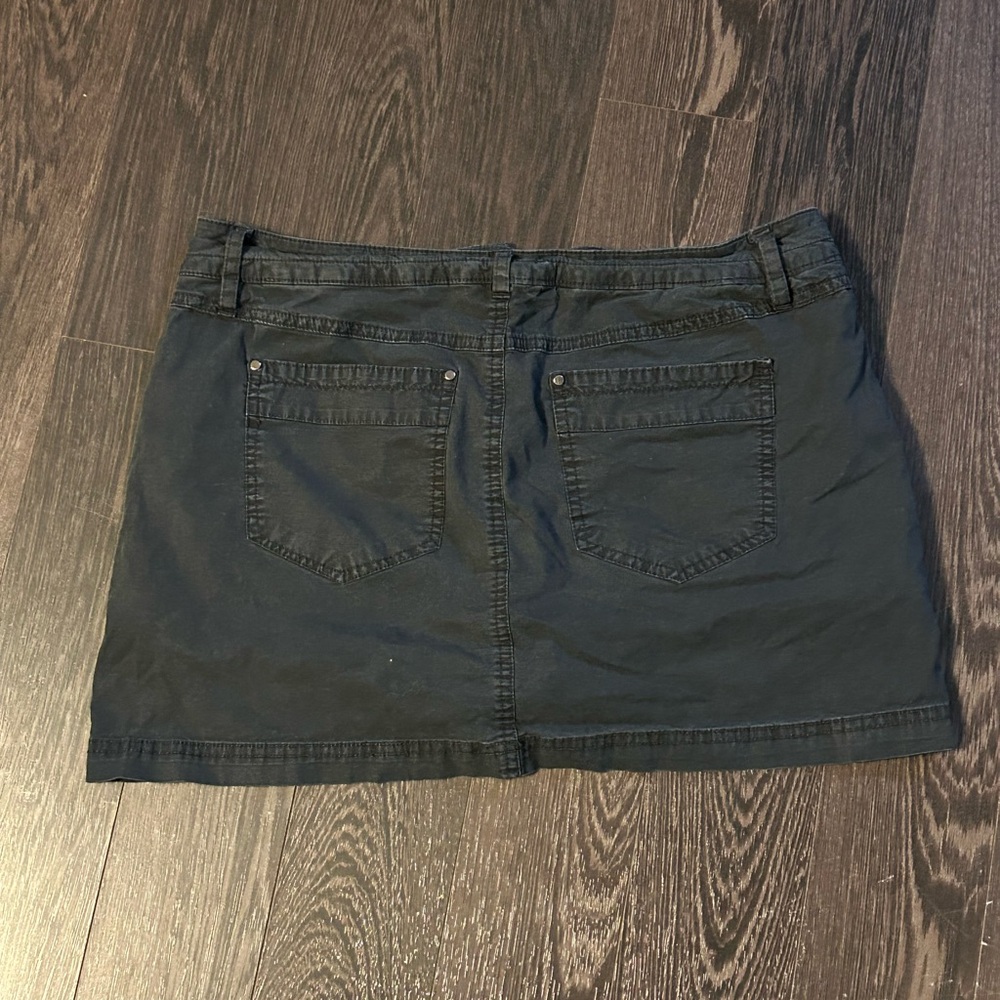 Y2K Spring Drawstring Cargo Mini Skirt - Picture 4 of 5